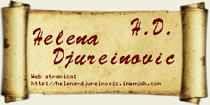 Helena Đureinović vizit kartica